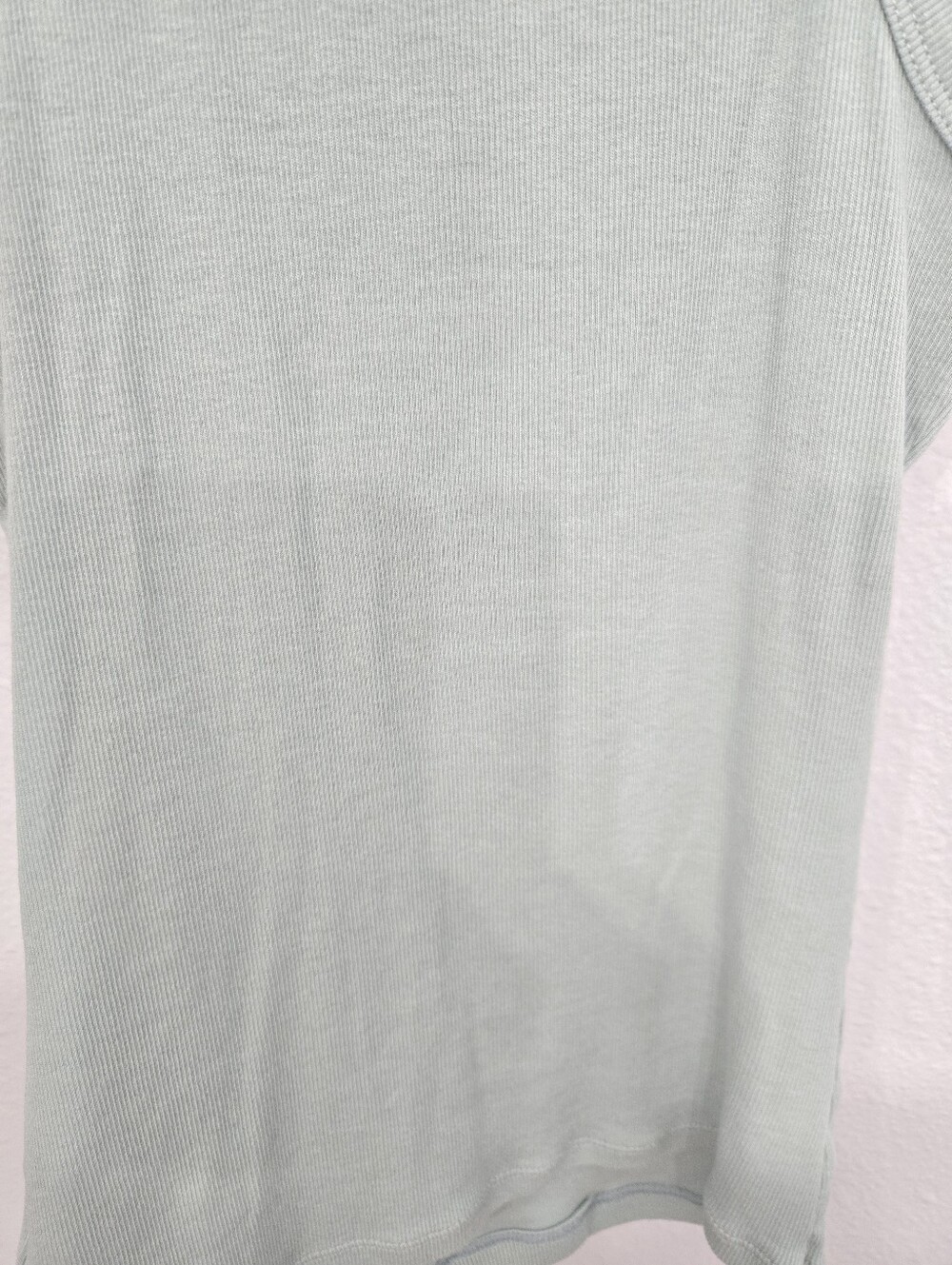 A New Day Ribbed Tank Top -Mint - Picture 6 of 7